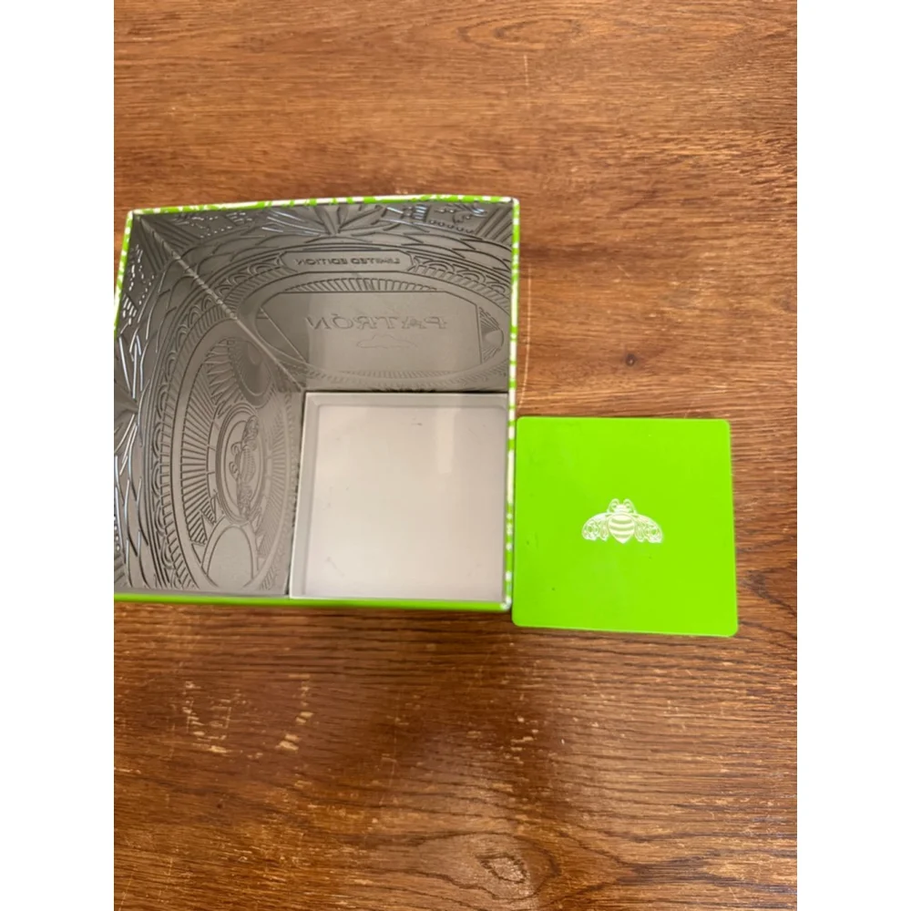 Patrón Silver Tequila Collector Tin Box Limited Edition Decorative Empty
